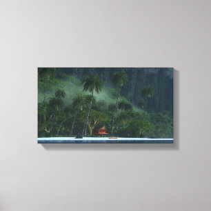 A Rainy Day in Paradise Canvas Print