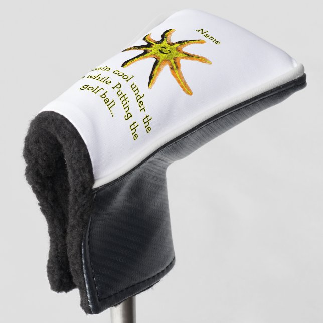 A ray of happiness  golf head cover (3/4 Front)
