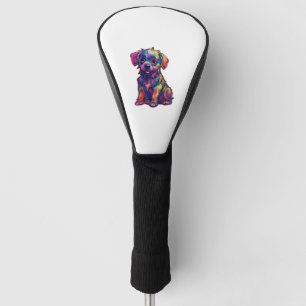 A ray of joy the Fluorescent Shining Dog Golf Head Cover