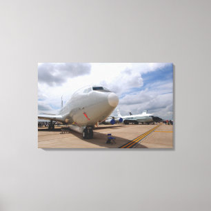 A RC-135V/W Rivet Joint aircraft Canvas Print
