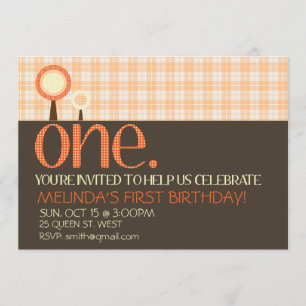 Ă?re invitation simple douce d'anniversaire