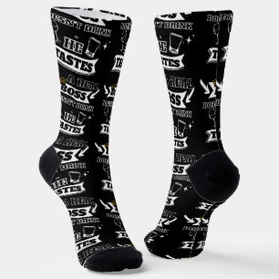 A Real Boss (For Him) Quote Socks