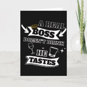 A Real Boss Quote  Card