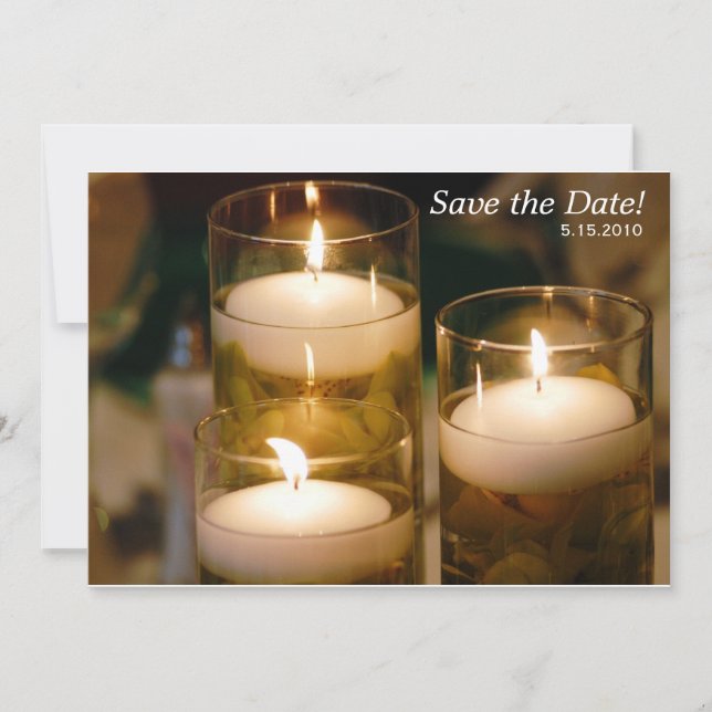 A Reception of Candles Invitation (Front)