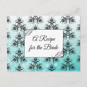 A Recipe For the Bride Wedding Recipe Card