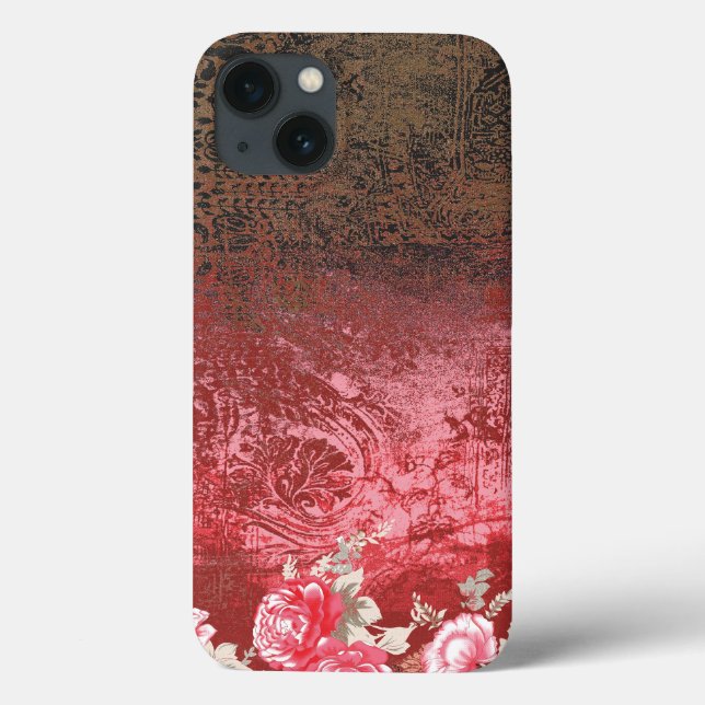 a red and black painting with a red background Case-Mate iPhone case (Back)