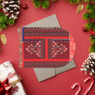 a red and black painting with a red heart on it acrylic invitations