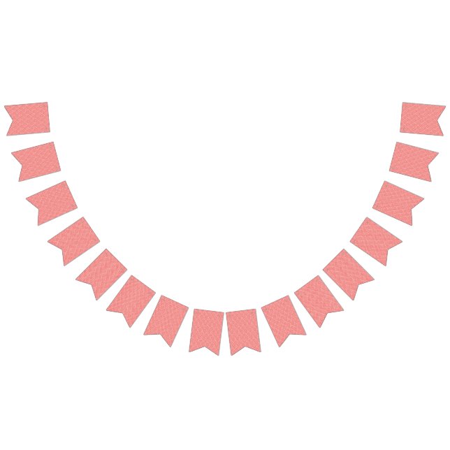 a red and white background with a pattern bunting flags (All)