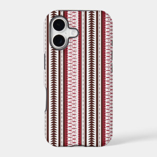a red and white striped pattern