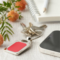 a red background with a black border