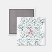 a red flower on a black background