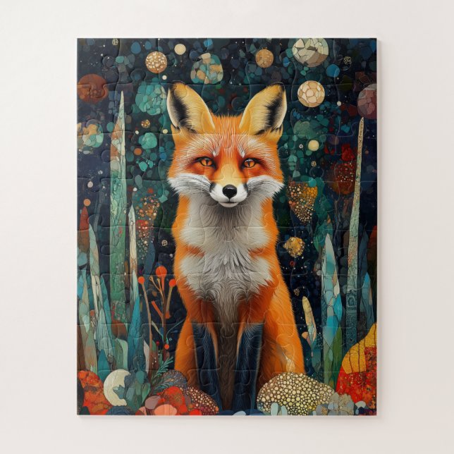 A red fox jigsaw puzzle (Vertical)
