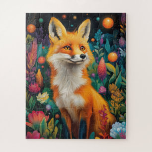 A red fox standing jigsaw puzzle