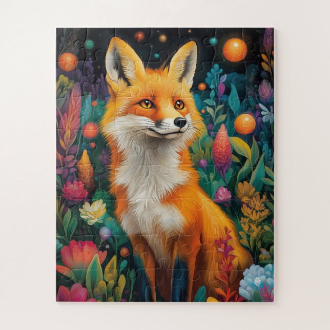 A red fox standing jigsaw puzzle (Vertical)