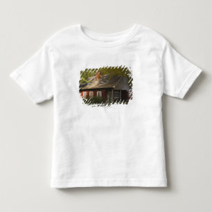 A Red Log Home Toddler T-shirt