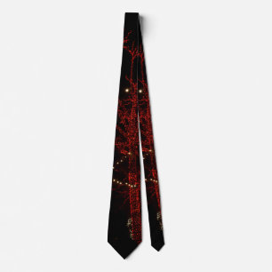 A Red Pair Neck Tie