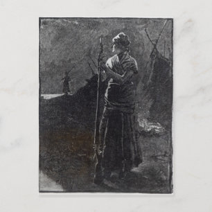 A Red River Colonist, 1878 Postcard