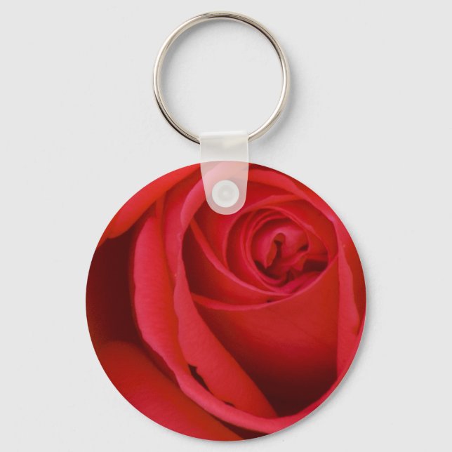A Red Rose For You Keychain (Front)