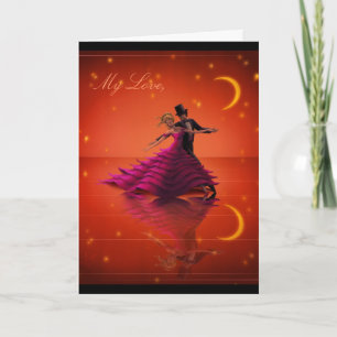 A Red Waltz Holiday Card