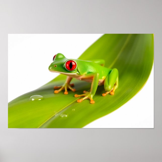 A Redeye Tree Frog Poster (Front)