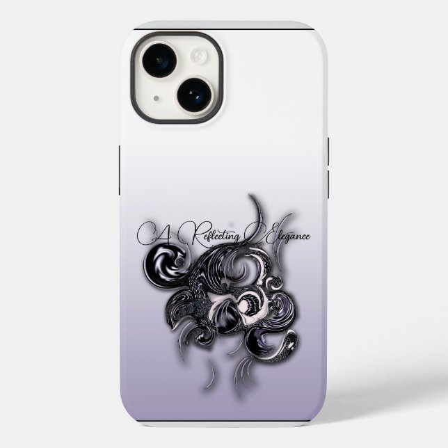 "A Reflecting Elegance", Coque Apple iPhone 14 (Verso)