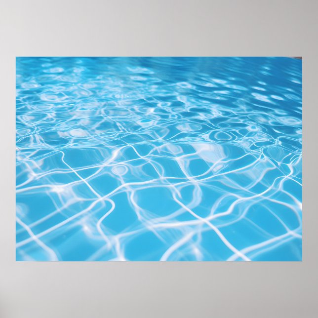 A Reflection of Water's Transparency Poster (Front)