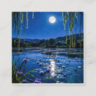 A Refreshing Melody 011 Square Business Card