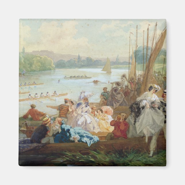 A Regatta at Asnieres during the Second Empire Magnet (Front)