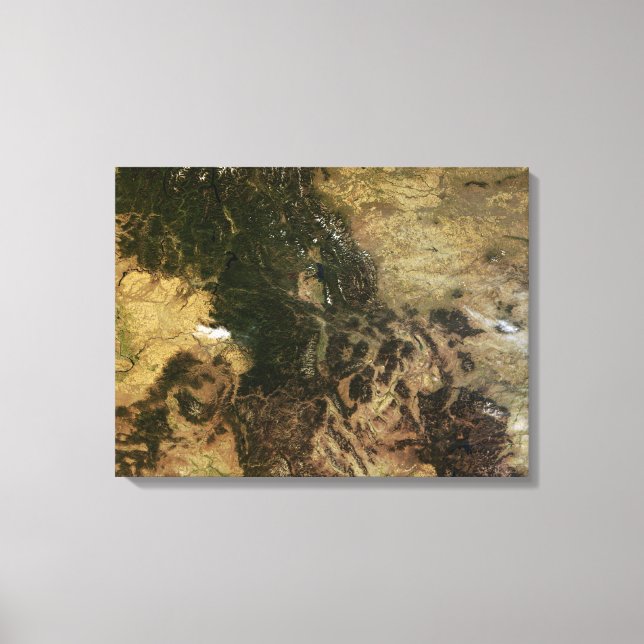 A relatively clear day canvas print (Front)
