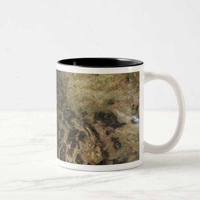 A relatively clear day Two-Tone coffee mug (Right)