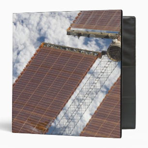 A repaired solar array binder