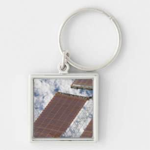 A repaired solar array keychain