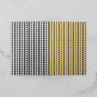 A repeating pattern of interconnected circles and 