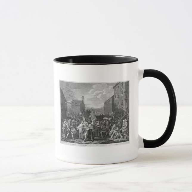 A Representation of the March of the Guards Mug (Right)