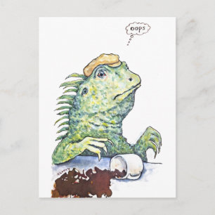 A Reptile Dysfunction Holiday Postcard