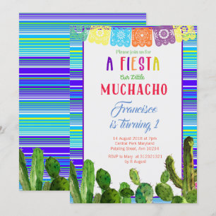 Ă?res invitations d'anniversaire de Mexicain