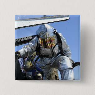 A rescue drill is performed on the flight deck 2 inch square button