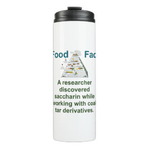 A Researcher Discovered Saccharin - Food Fact Thermal Tumbler