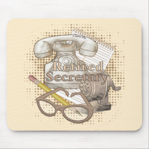 A Retired Secretary Mouse Pad