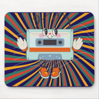  A Retro music line  Mouse Pad