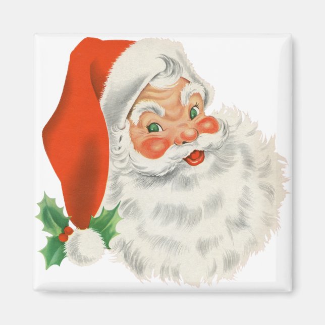 A retro Santa Magnet (Front)