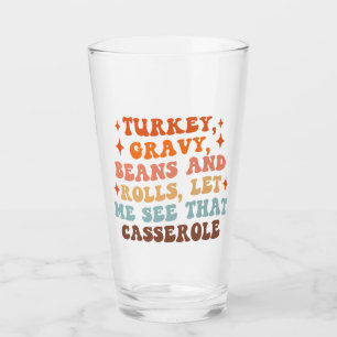 A Retro Thanksgiving Dinner Glass