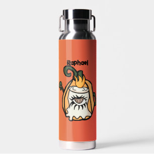 A Retro Wood's Pumpkin's Spooky Eye Water Bottle
