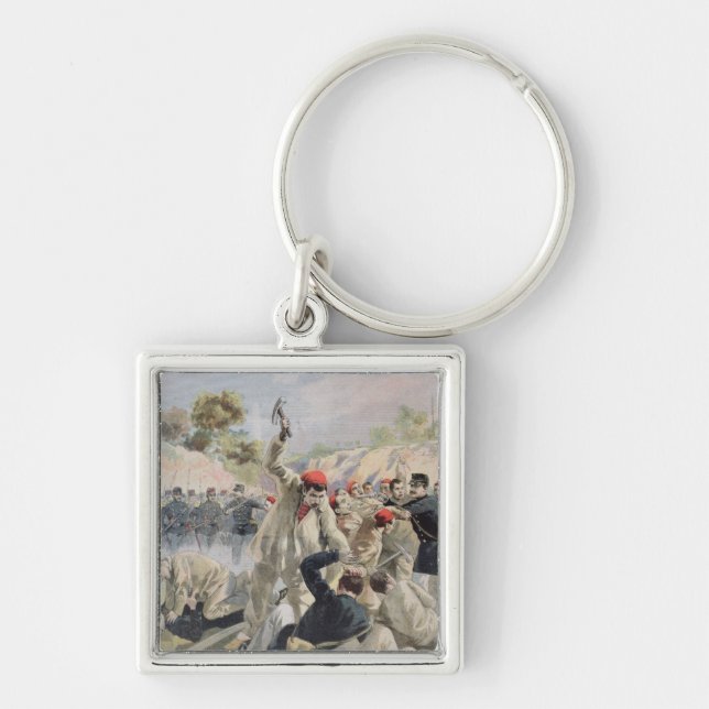 A Revolt of French Anarchists in Guyana Keychain (Front)