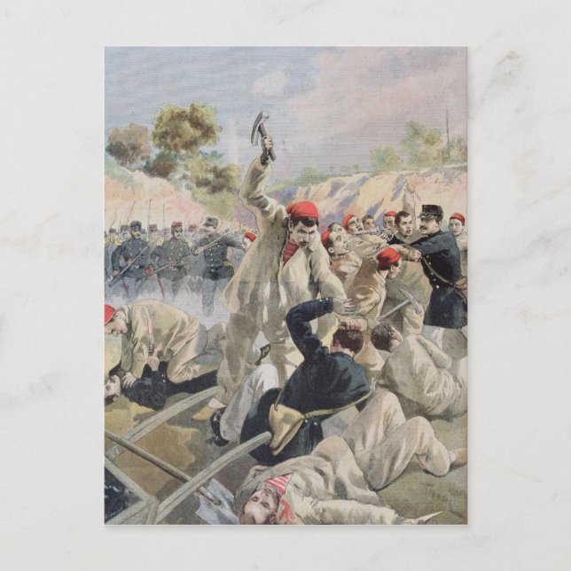 A Revolt of French Anarchists in Guyana Postcard (Front)