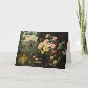 A Rich Bouquet of Flowers   Franz Xaver Birkinger Card