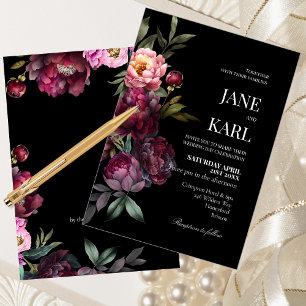 A Rich Bouquet Wedding Invitation