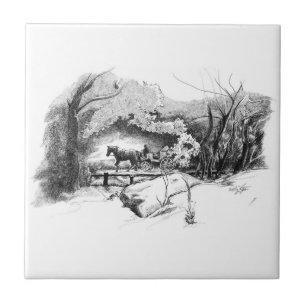 A Ride Through Central Park Tile