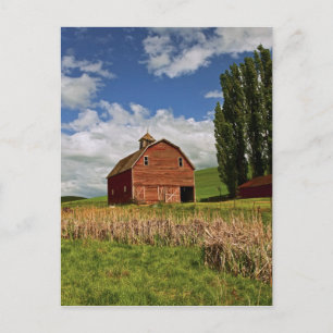 A ride through the farm country of Palouse Postcard