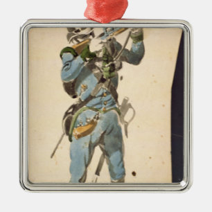 A Rifleman of the Austrian Jaegers Metal Ornament
